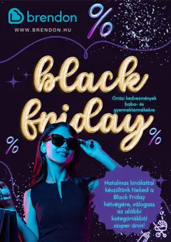 Brendon Black Friday - amely érvényes a következő dátumtól: 21.11.2025