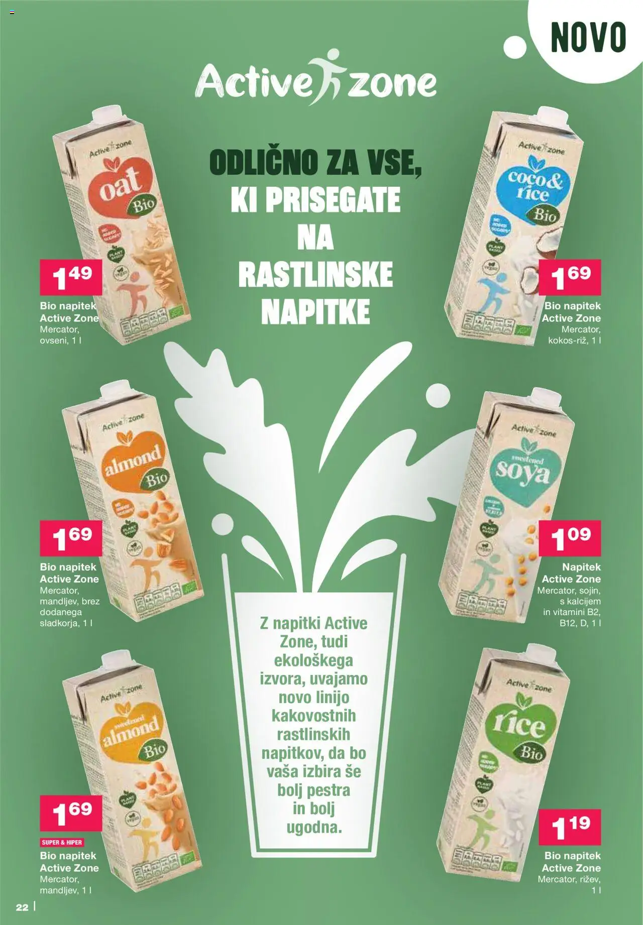 Novi Mercator katalog ponudbe – veljaven od 02.10.2025 | Stran: 22 | Izdelki: Napitki
