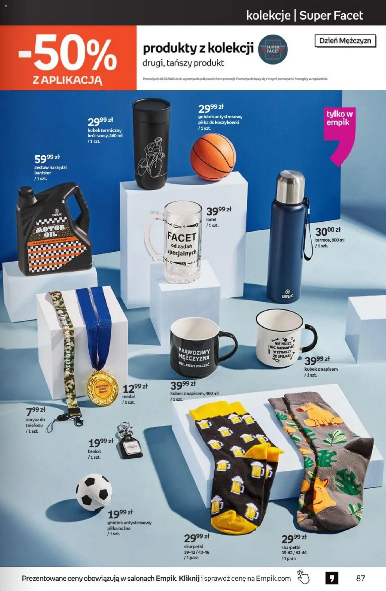 Empik promocje od 25.02.2026 | Strona: 87 | Produkty: Skarpetki, Zestaw narzędzi