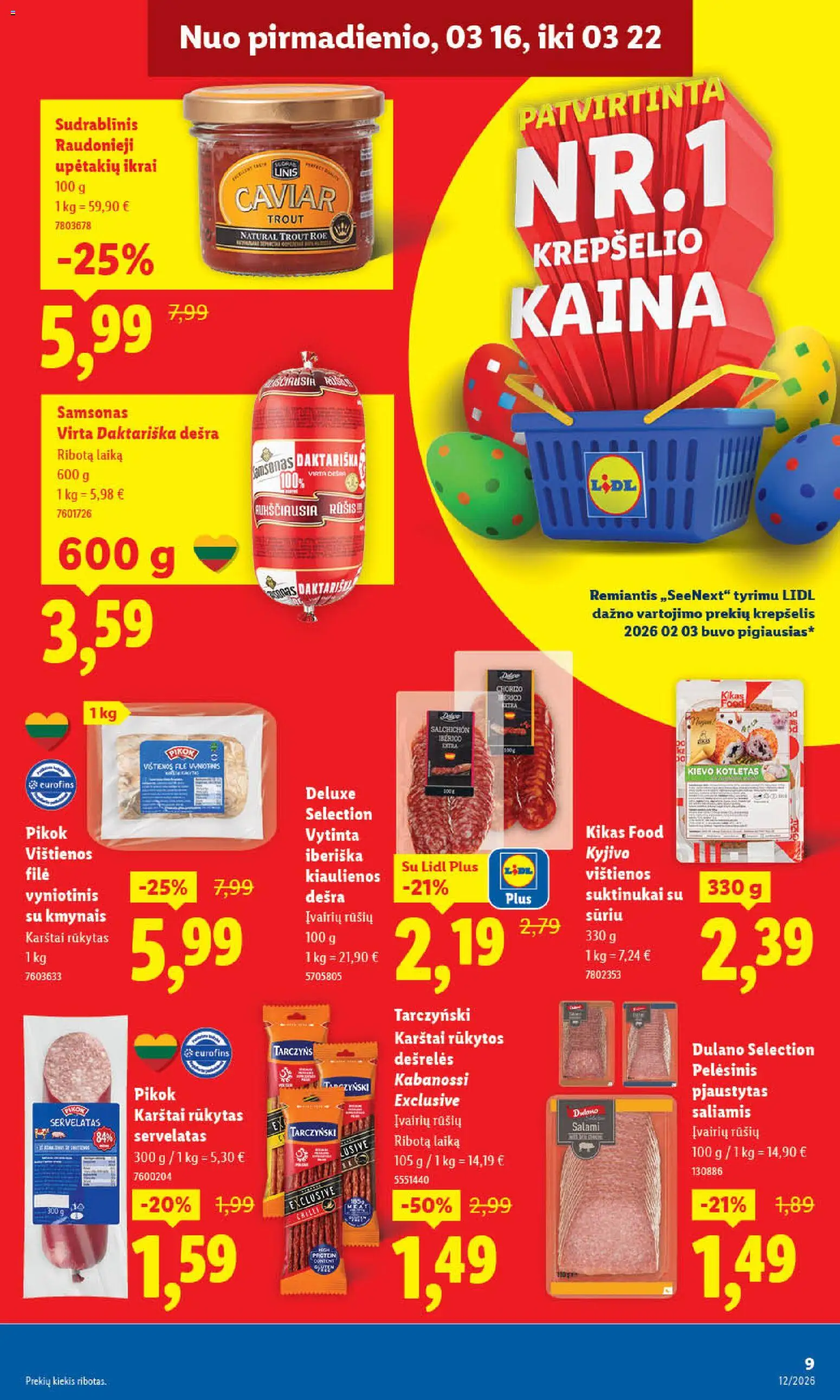 LIDL akcijos nuo 16.03.2026 | Puslapis: 9