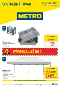 Metro Spotrebný tovar - náhľad platný od 30.07.2025