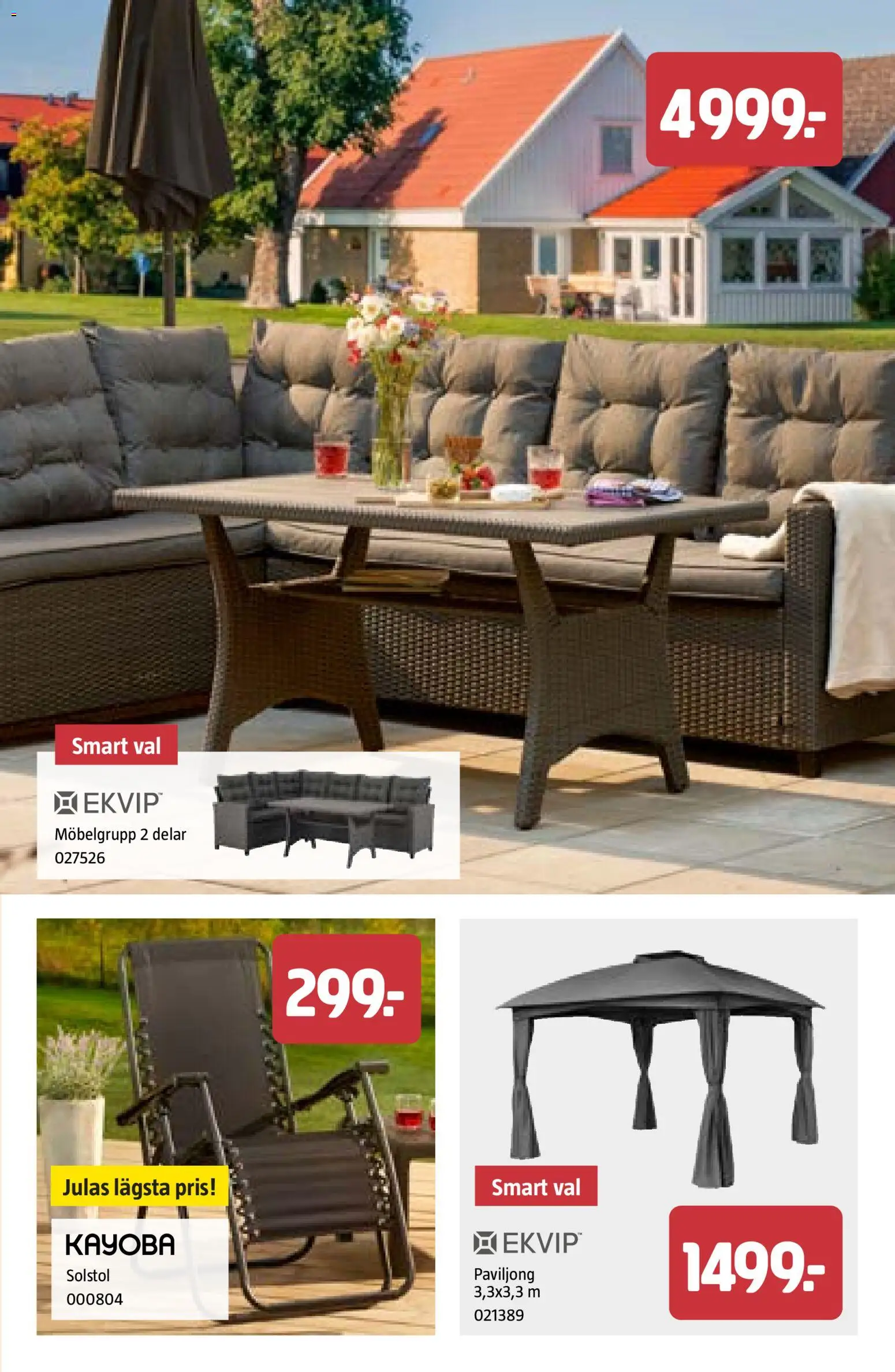 Jula reklamblad aktuell från 26.02.2026 | Sida: 33 | Produkter: Solstol