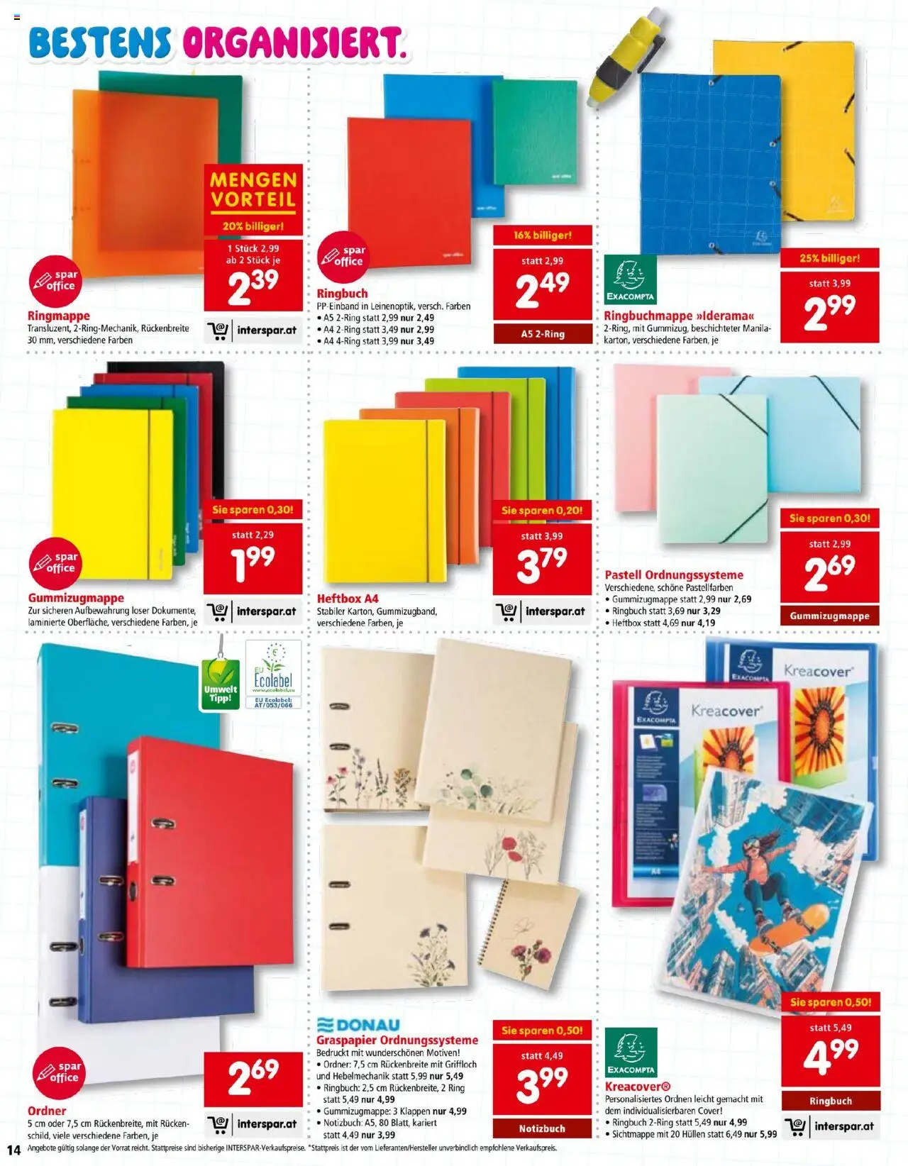 Interspar So macht Schule spass gültig ab 26.06.2025 | Seite: 14 | Produkte: Notizbuch