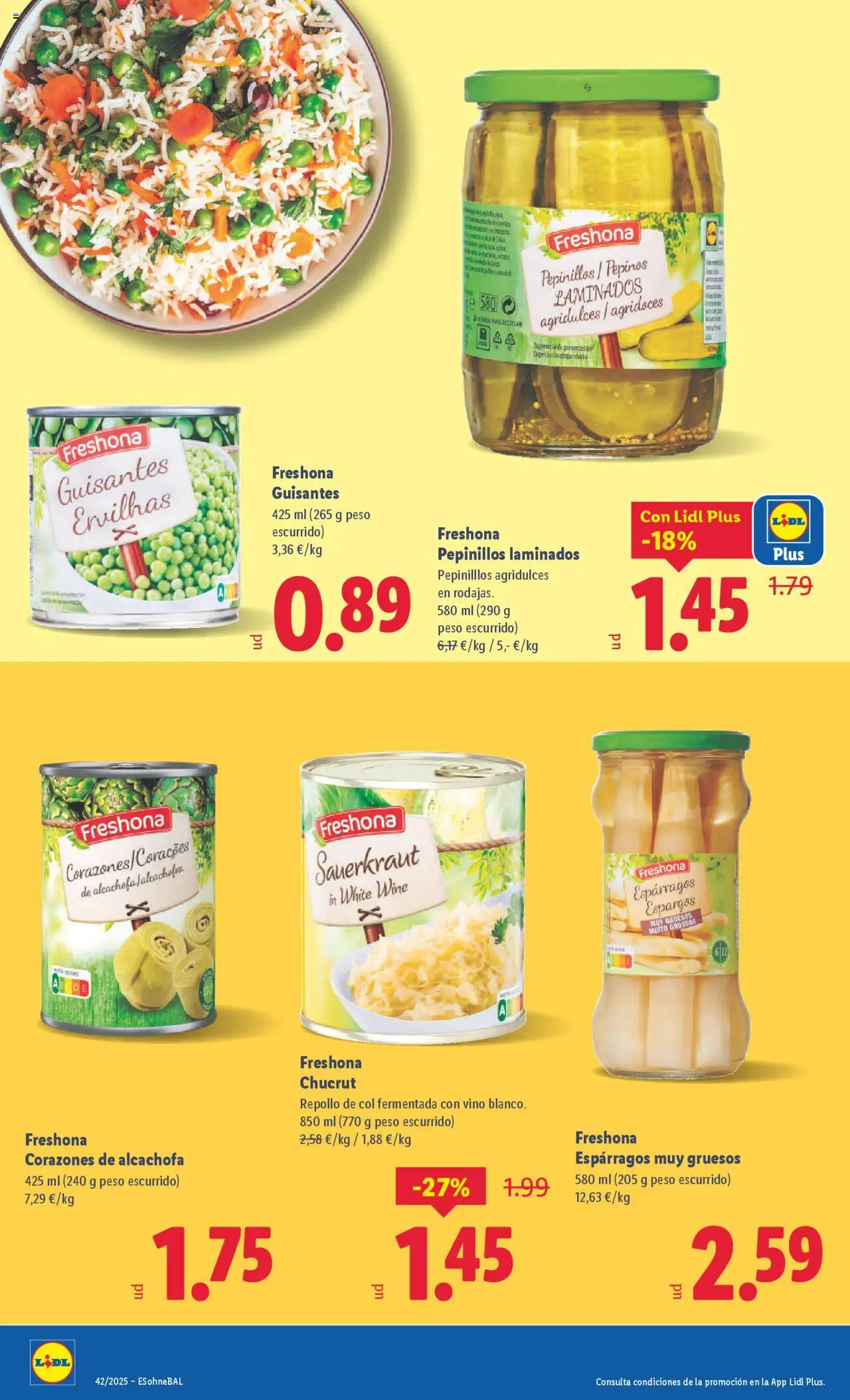 Lidl catálogo BCN │ válido desde el 13.10.2025 | Página: 20 | Productos: Σφουγγαρίστρα, Νερό καρύδας, Pepinos, Peso