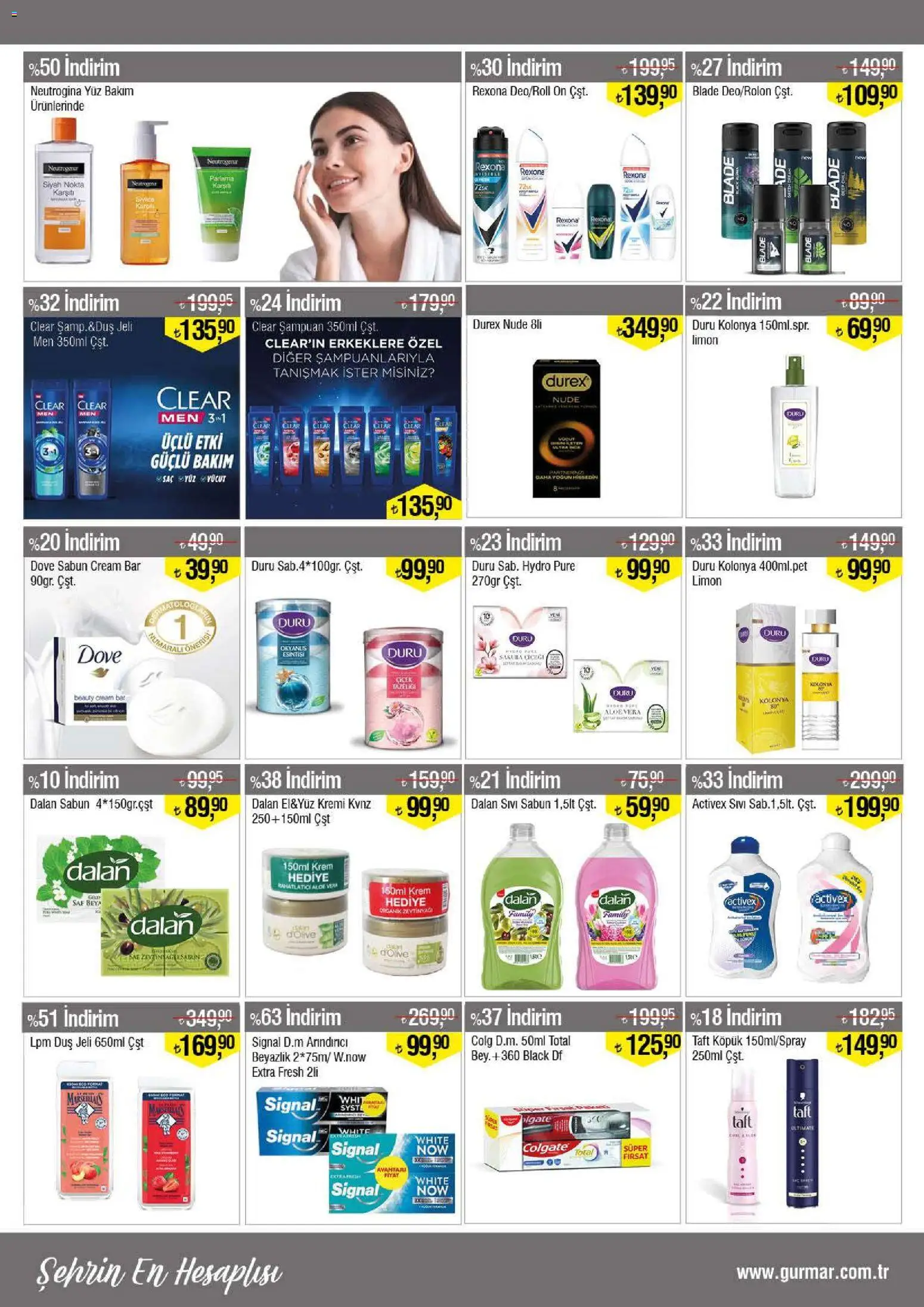 Gürmar - Katalog - 01.11.2025 tarihinden itibaren geçerlidir | Sayfa: 12 | Ürünler: Duş, Şampuan, Sabun, Limon