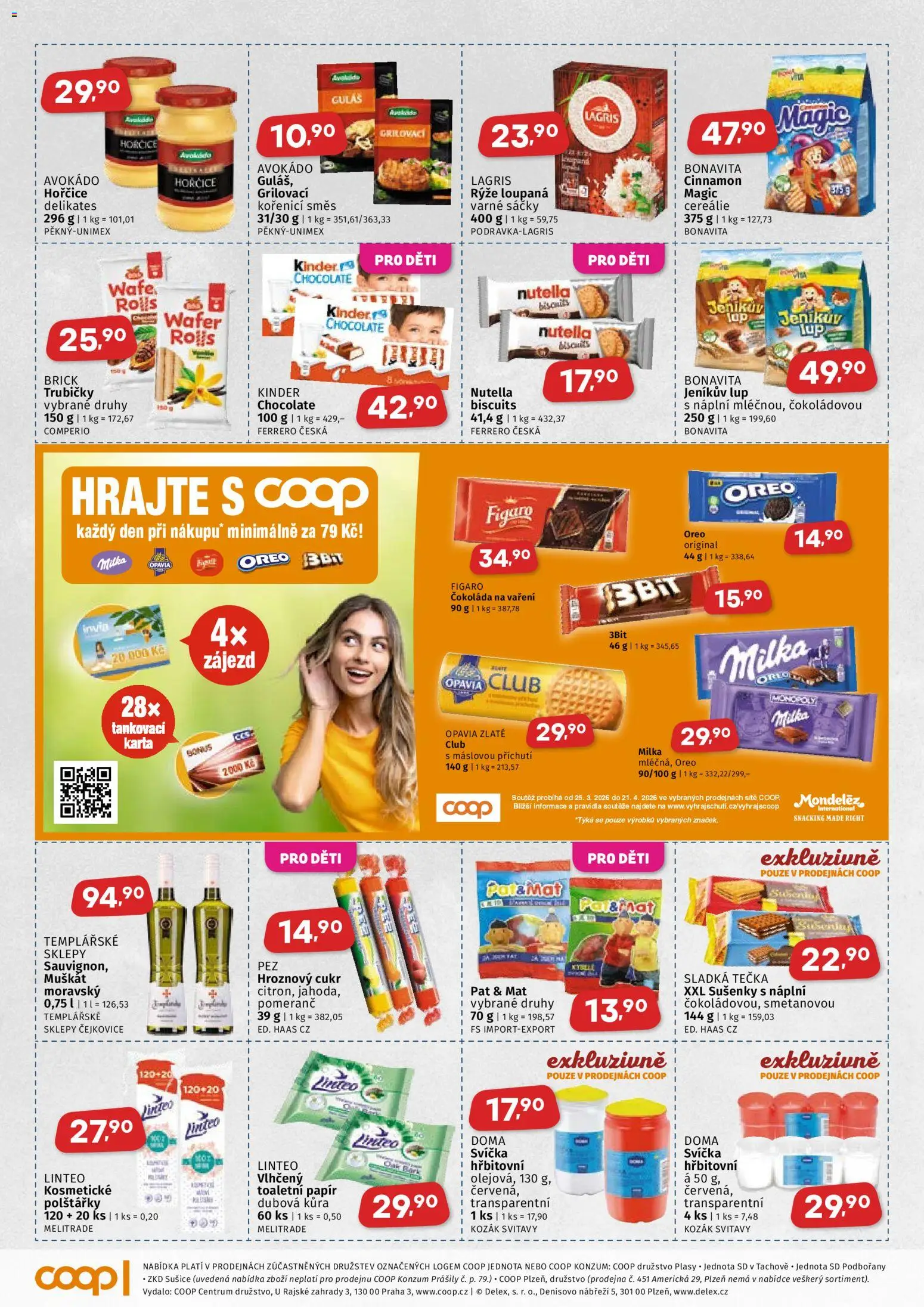 Coop leták - Západočeský region od 25.03.2026 | Strana: 3 | Produkty: Rýže, Toaletní papír, Sušiče, Sušenky
