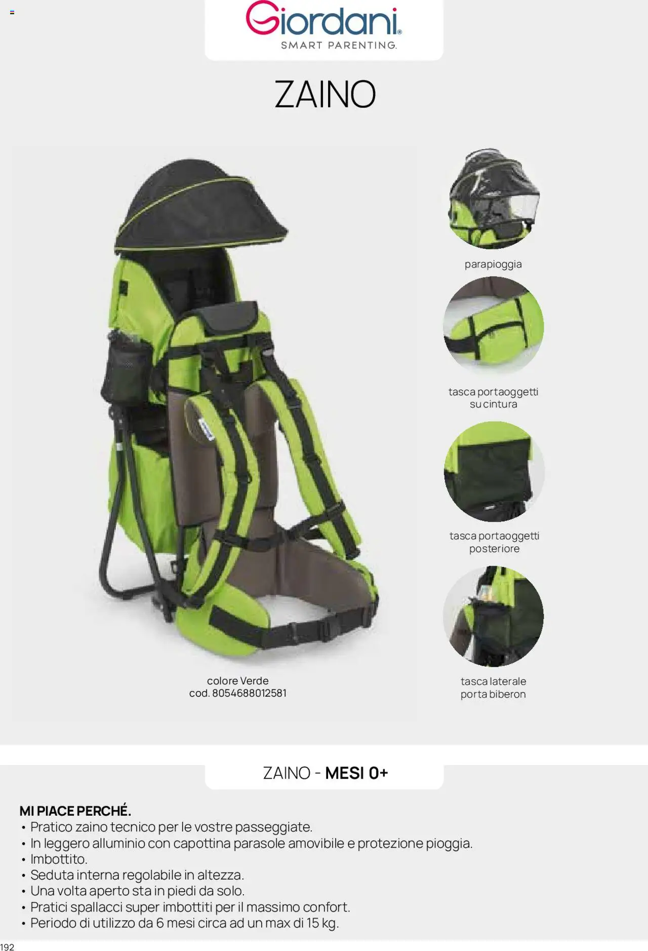 Volantino Prenatal del 01.01.2025 | Pagina: 3 | Prodotti: Zaino, Cintura, Biberon, Alluminio