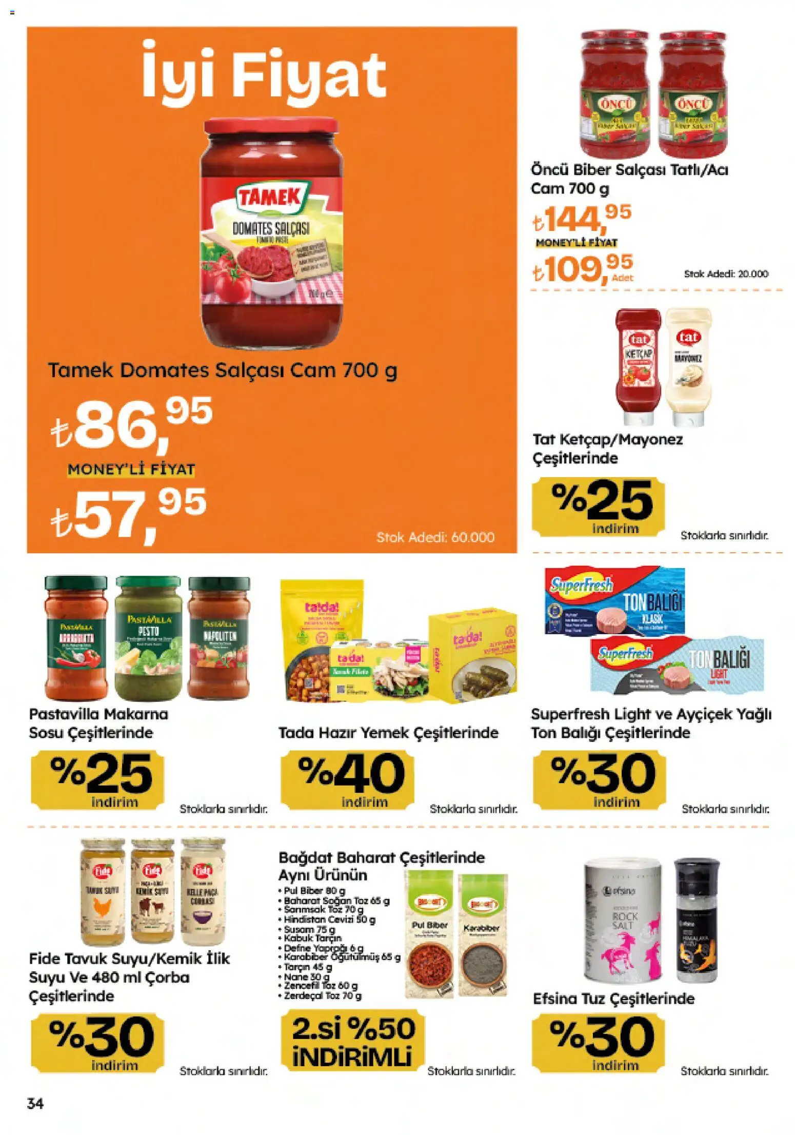 Migros Katalog - 5M Migroskop Dijital - 08.01.2026 tarihinden itibaren geçerlidir | Sayfa: 34 | Ürünler: Baharat, Hazır yemek, Sarımsak, Zencefil