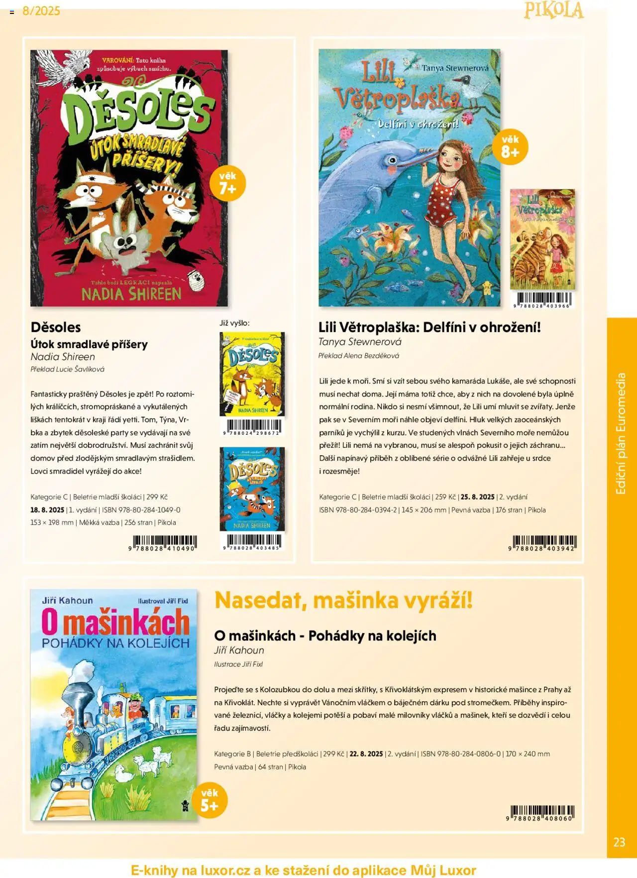 Luxor leták - srpen od 01.08.2025 | Strana: 23