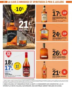 E.Leclerc - Prévisualisation de COGNAC V.S. “DUC DE BORZAC”, 40.00% vol. 70 cl. Existe aussi: Armagnac V.S.O.P. valide à partir de 28.10.2025 | Page: 46