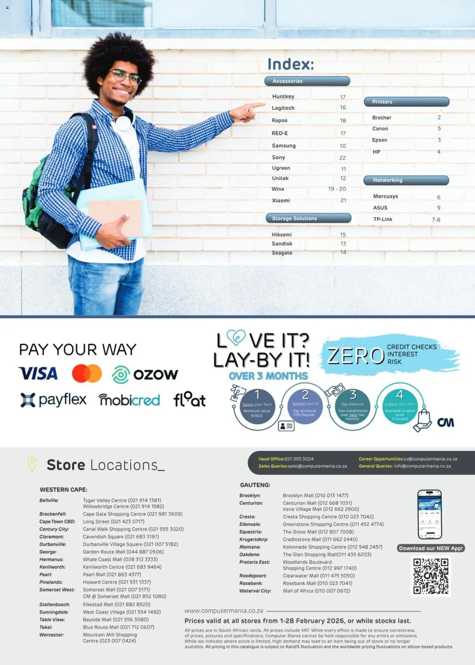 New Computer Mania catalogue – valid from 01.02.2026 | Page: 2 | Products: Computer, Table, Gate, Stock