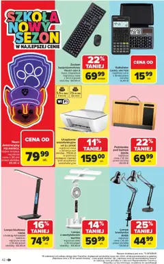 Carrefour - Gazetka Szkoła nowy sezon od 28.07.2025 | Strona: 42 | Produkty: Klawiatura, Kalkulator, Lampa