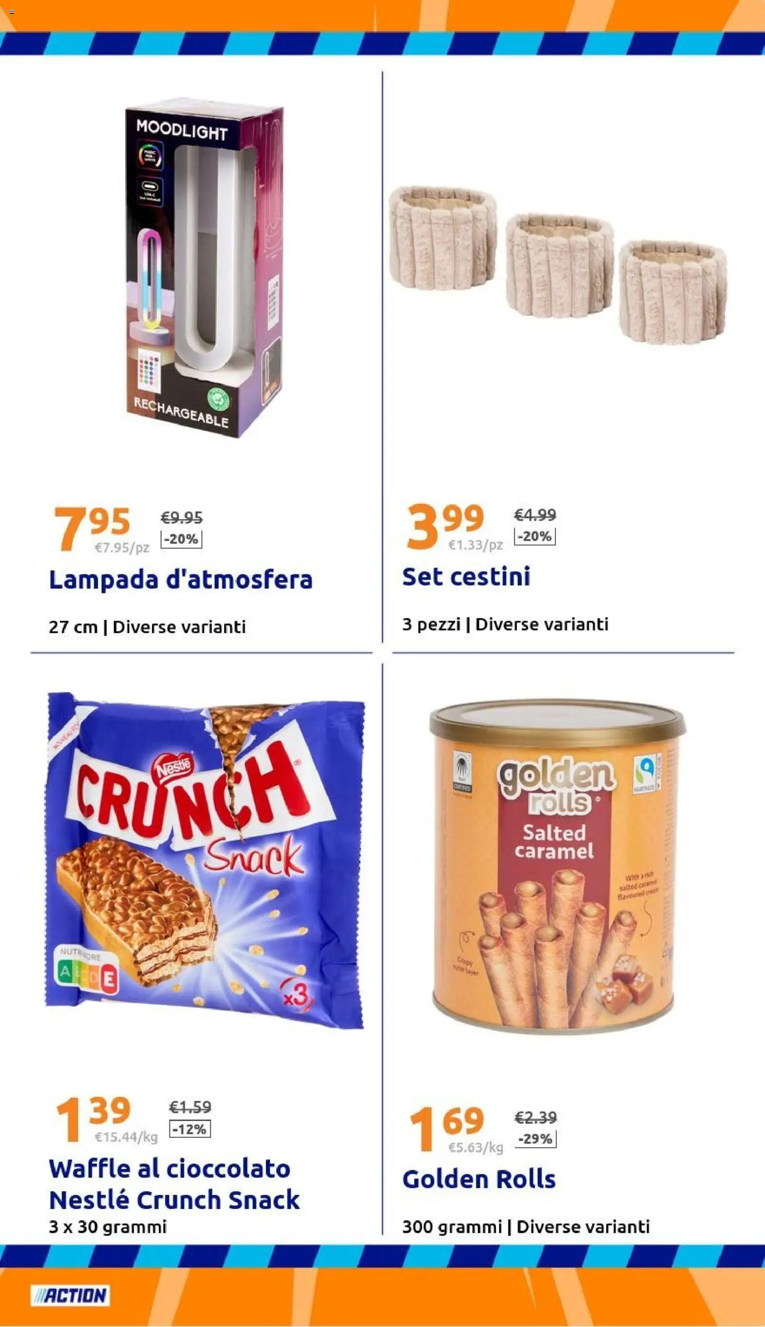 Volantino Action del 29.04.2026 | Pagina: 29 | Prodotti: Cioccolato, Lampada