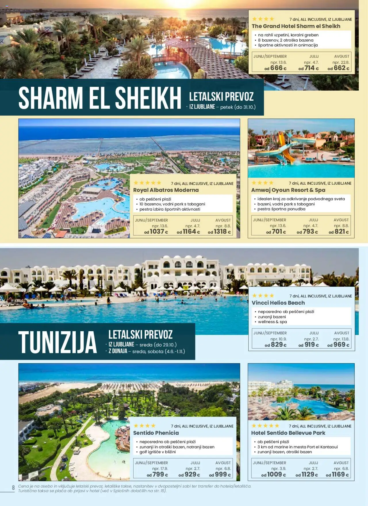 Novi Sonček katalog ponudbe – veljaven od 01.06.2025 | Stran: 8 | Izdelki: Bazen