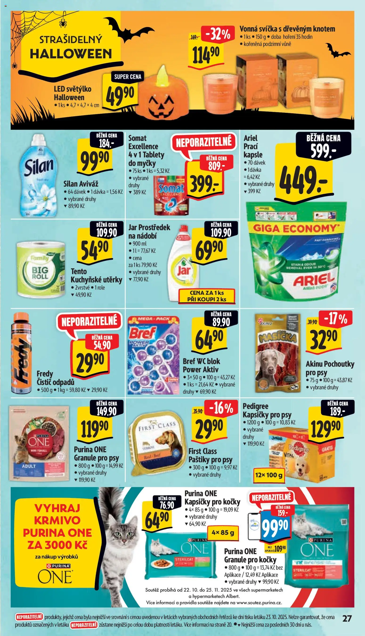 Albert leták - Supermarket od 29.10.2025 | Strana: 36 | Produkty: Nádobí, Blok, Silan, Wc