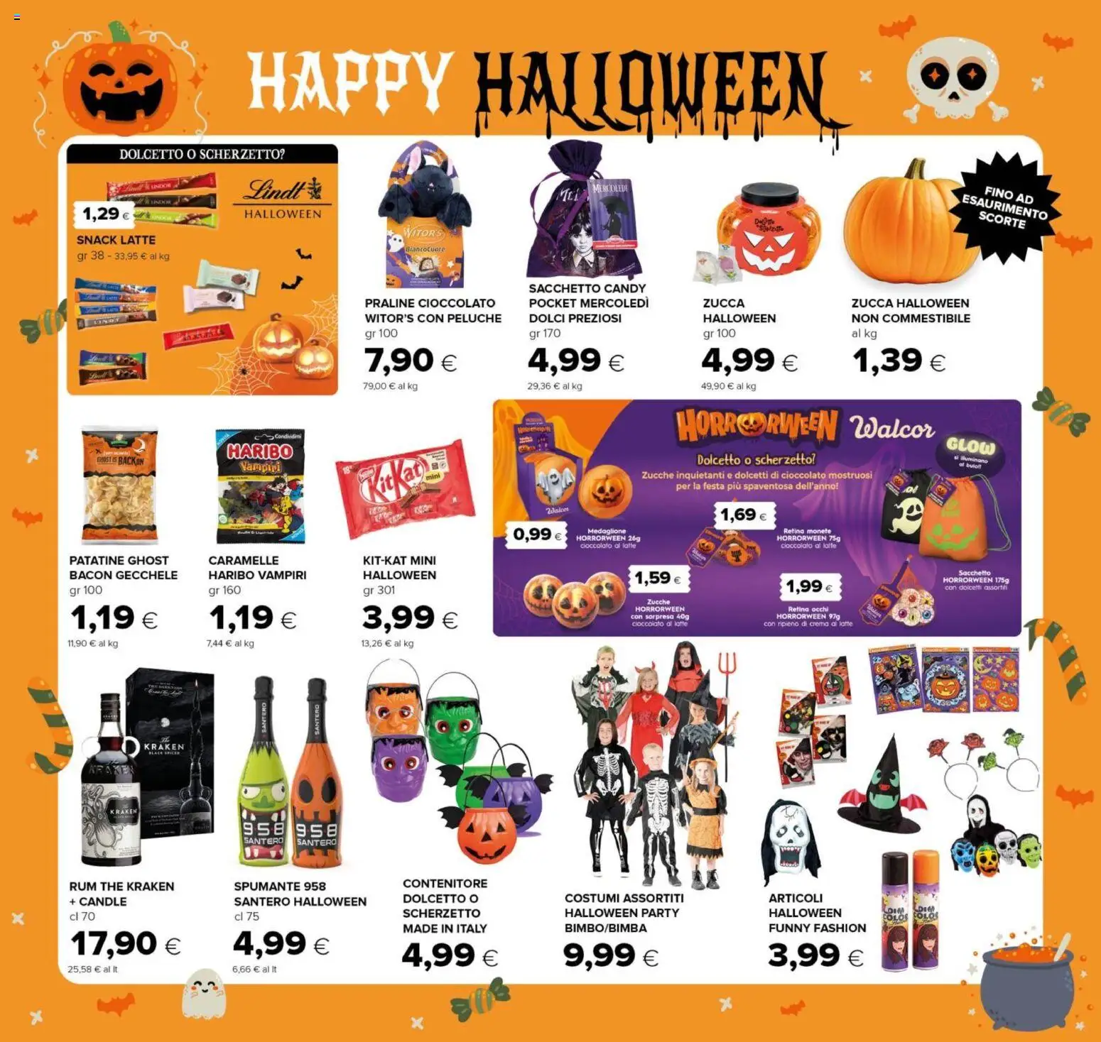 Volantino Oasi del 23.10.2025 | Pagina: 23 | Prodotti: Peluche, Cioccolato, Zucca, Contenitore