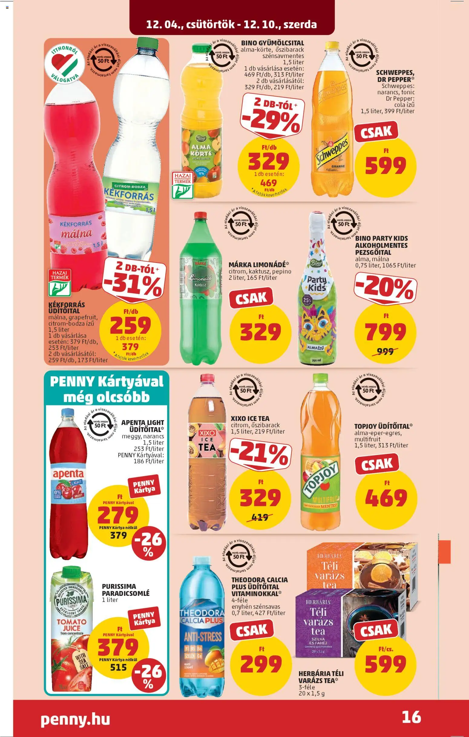 PENNY akciós ujság - amely érvényes a következő dátumtól: 04.12.2025 | Oldal: 20