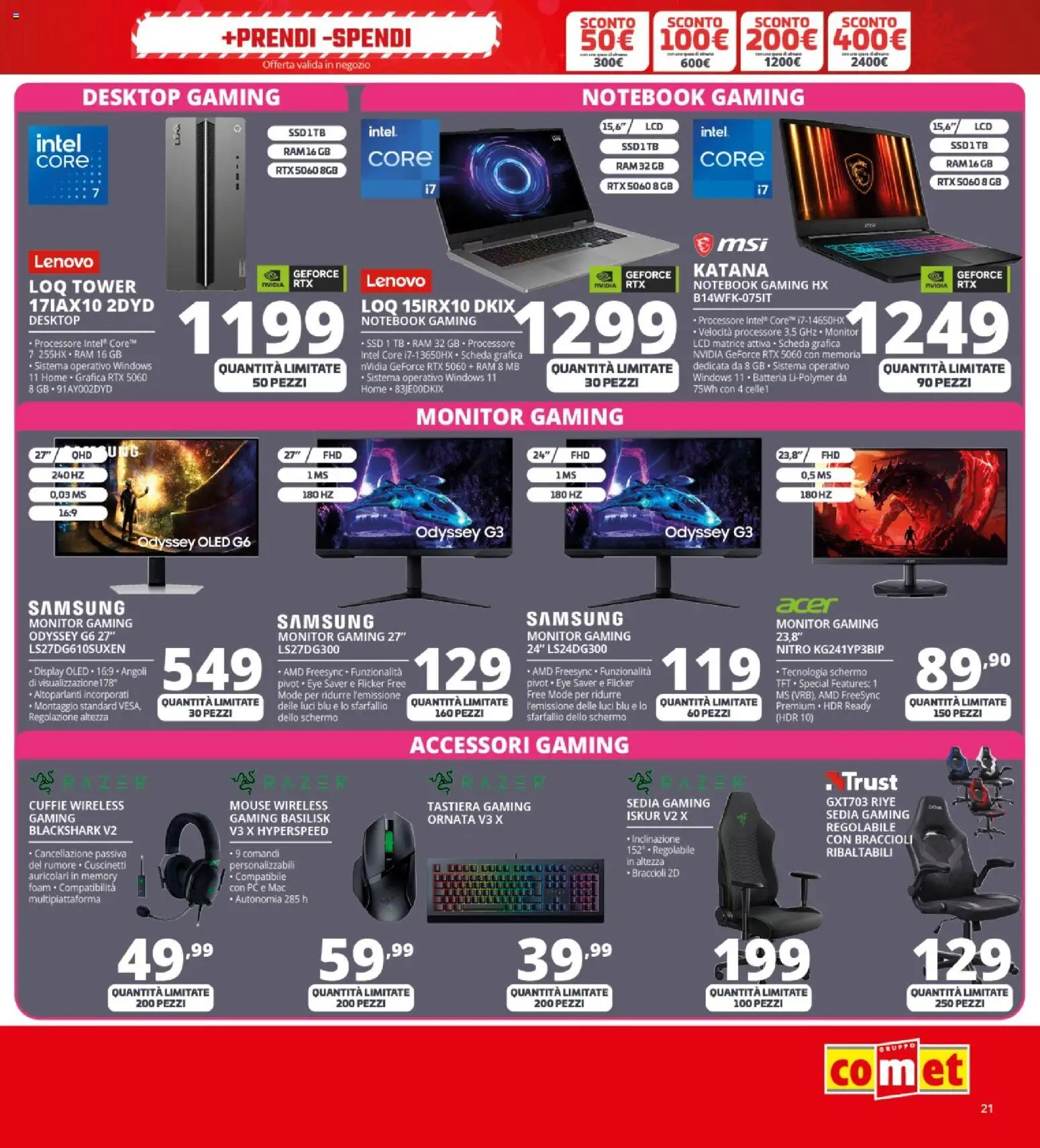 Volantino Comet del 03.12.2025 | Pagina: 21