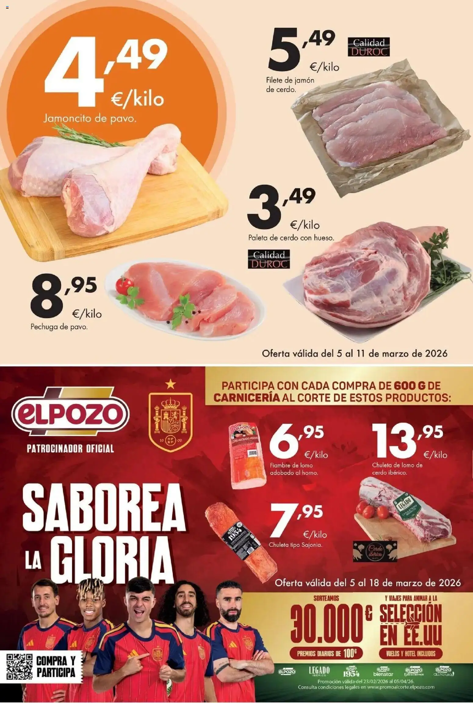 Lupa Supermercados - Tus vecinos de confianza │ válido desde el 05.03.2026 | Página: 2 | Productos: Jamón, Cerdo, Horno, Filete