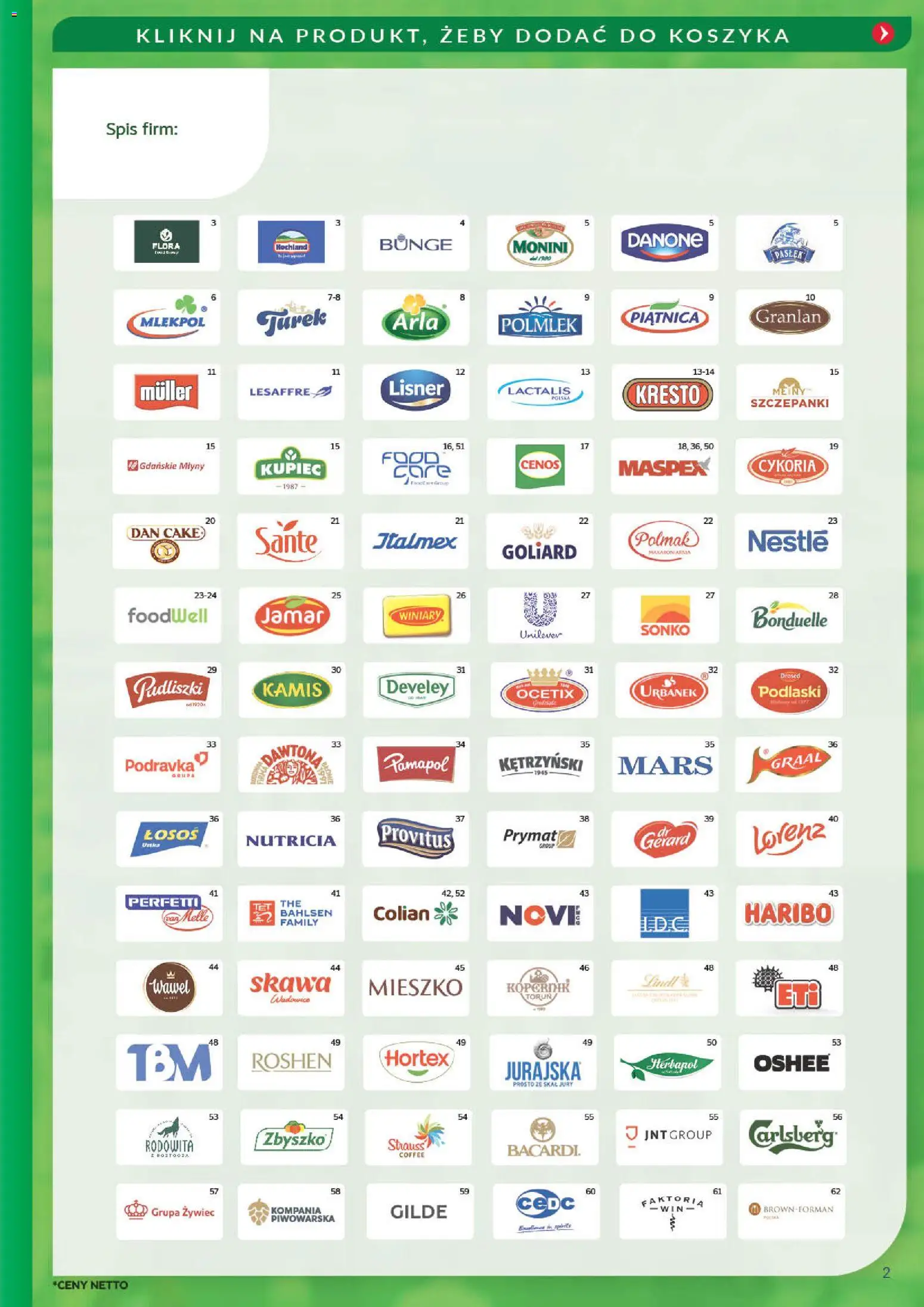 Eurocash Gazetka - Promocje na okrągło od 03.11.2025 | Strona: 2 | Produkty: Łosoś