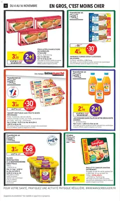 Intermarché - Prévisualisation de OLIVES DÉNOYAUTÉES À LA MÉDITERRANÉENNE, 500 g - 6,94 € le kg. Par 2 (1 kg): 4,58 € au lieu de 6,94 €. 4,58 € le kg au lot valide à partir de 04.11.2025 | Page: 14