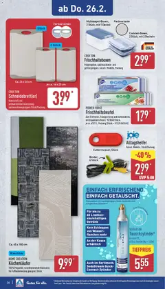 Aldi Prospekt 	 ab 23.02.2026 gültig | Seite: 29 | Produkte: Wasser, Home creation, Sodastream