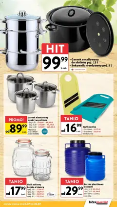 Intermarche Gazetka od 24.07.2025 | Strona: 33 | Produkty: Garnek, Sokownik