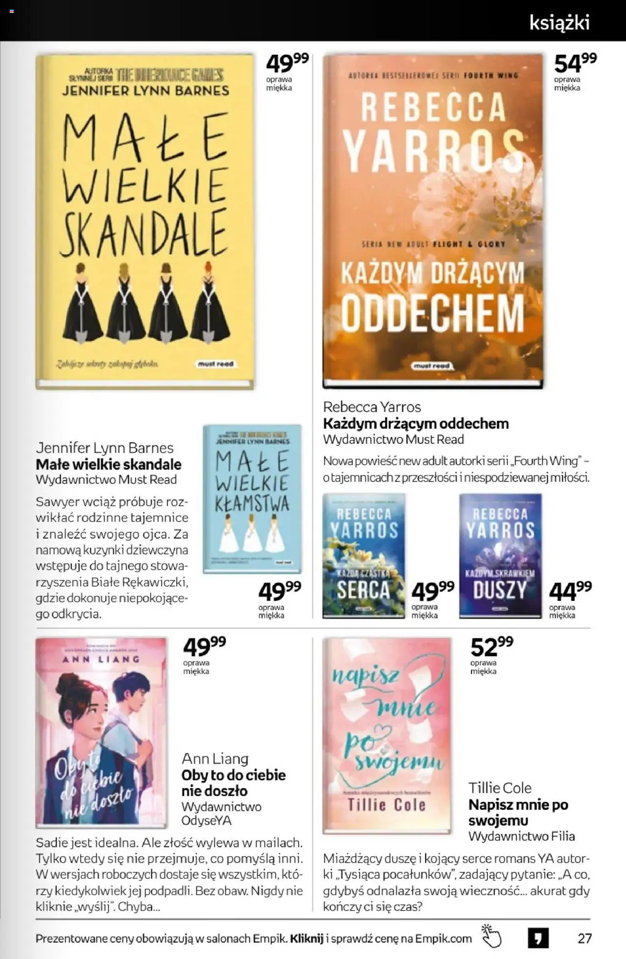 Empik promocje od 10.09.2025 | Strona: 27 | Produkty: Książki, Róż