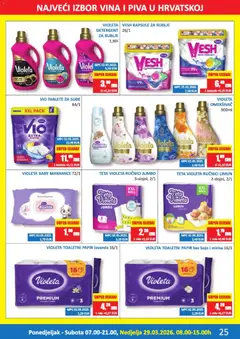 Katalog Vrutak - Pregled kataloga iz trgovine Vrutak, vrijedi od 16.03.2026 | Stranica: 25 | Proizvodi: Feta, Omekšivač, Toaletni papir, Tableta