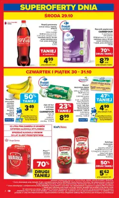 Pogląd oferty "Carrefour Gazetka - Starachowice Zmieniliśmy się dla Ciebie" - ważna od 27.10.2025 | Strona: 4 | Produkty: Karta, Warka, Masło, Piwo