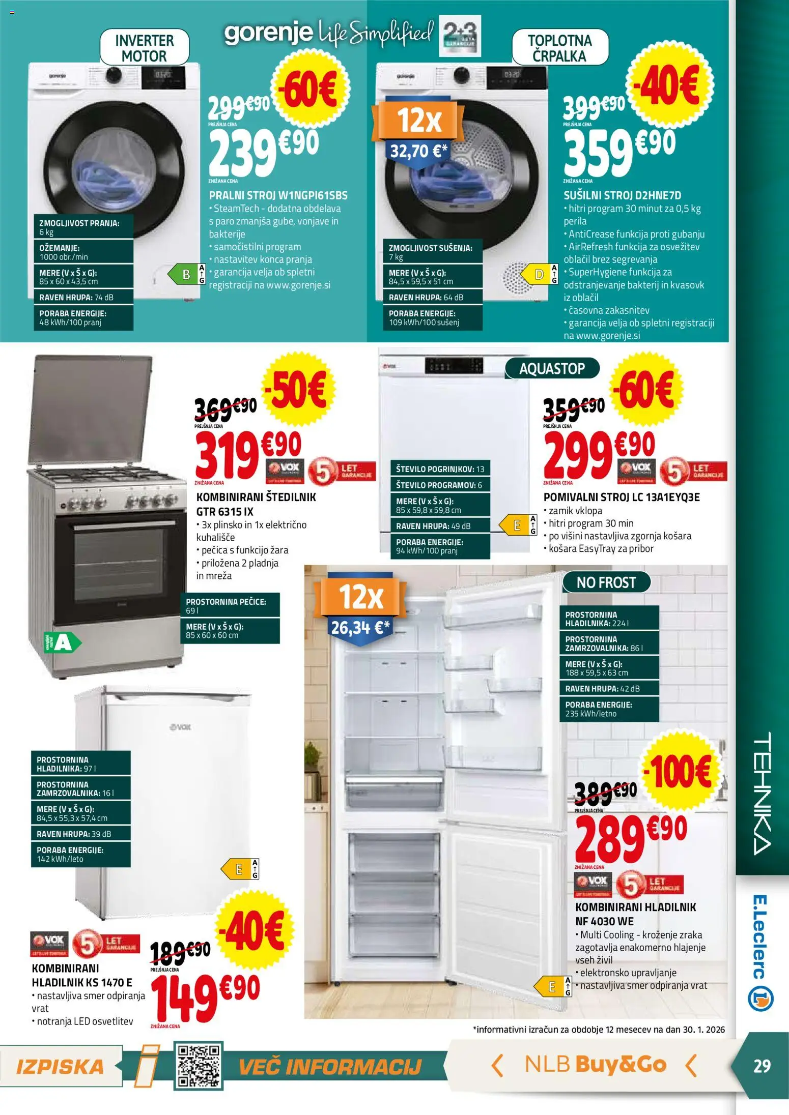 Novi E.leclerc katalog ponudbe – veljaven od 11.02.2026 | Stran: 29