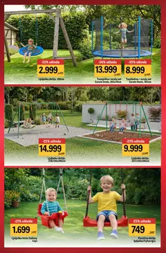 Trampolina+mreža set Eurom Denis, 305x76cm, Trampoline with net set, 305x76cm - pregled Mega Maxi kataloga - važi od 02.04.2026 | Strana: 10 | Proizvode: Ljuljaška