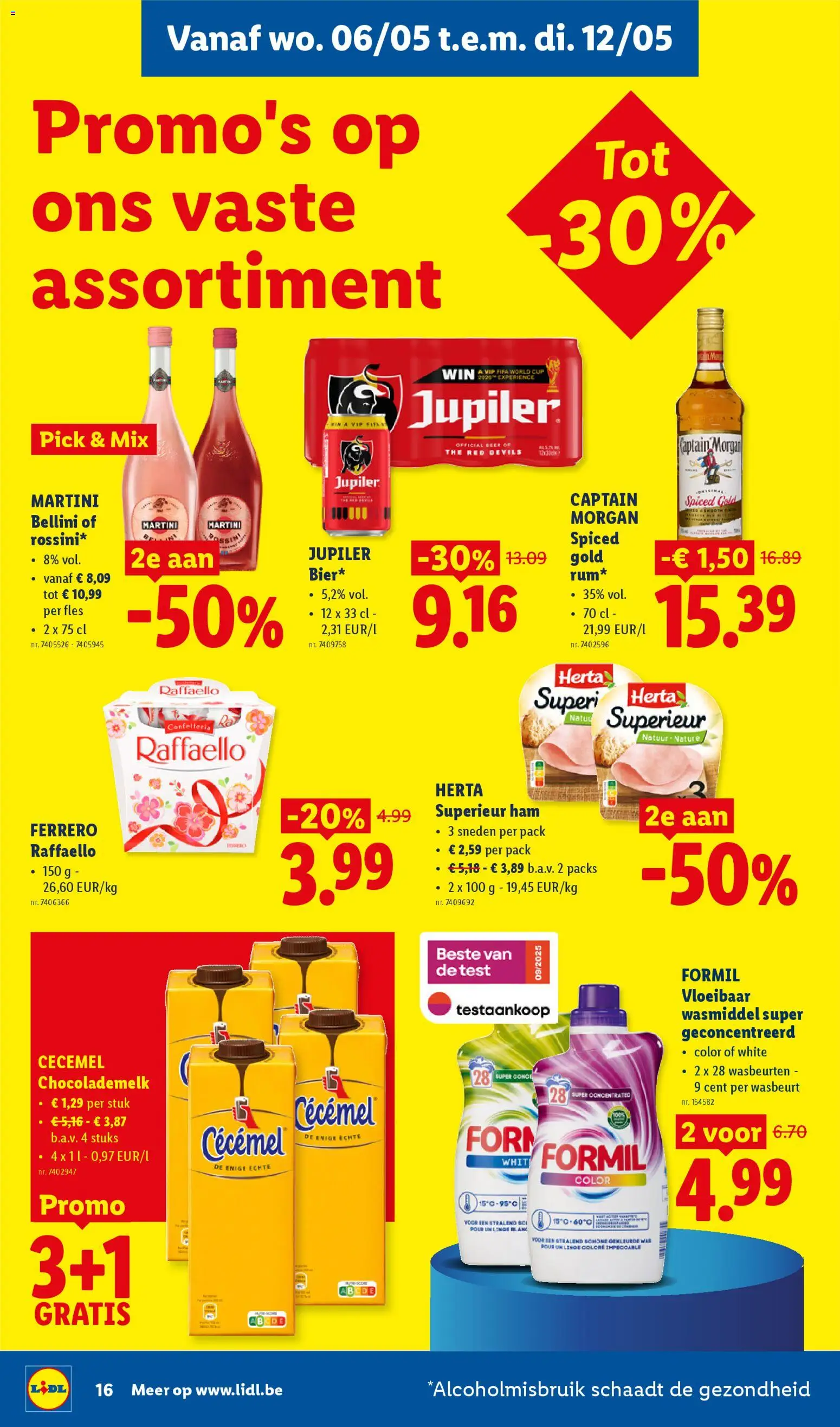 {H1} | Pagina: 16 | Producten: Ham, Fles, Tabletek, Wasmiddel