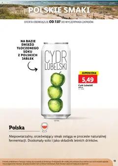 Lidl Katalog karta win od 07.07.2025 | Strona: 13 | Produkty: Cydr