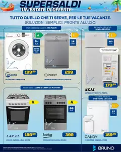 Volantino BRUNO del 17.07.2025 | Pagina: 22 | Prodotti: Caffè, Lavatrice, Lavastoviglie, Congelatore
