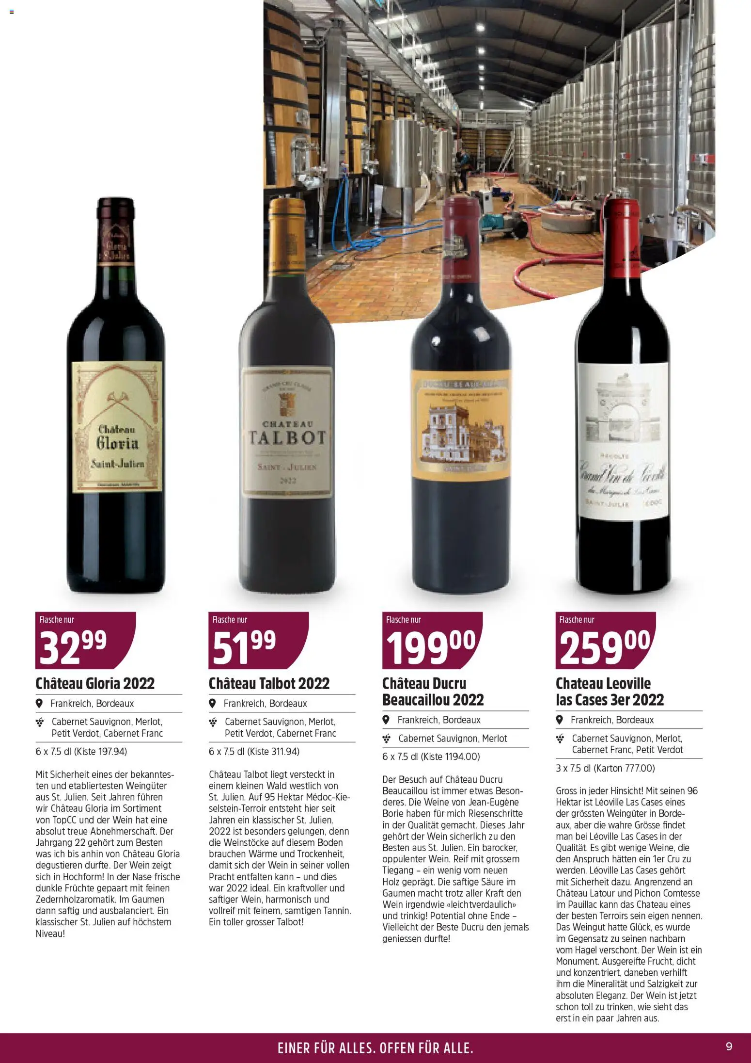 TopCC Aktionen Bordeaux – gültig ab 17.11.2025 | Seite: 9 | Produkte: Merlot, Wein, Früchte