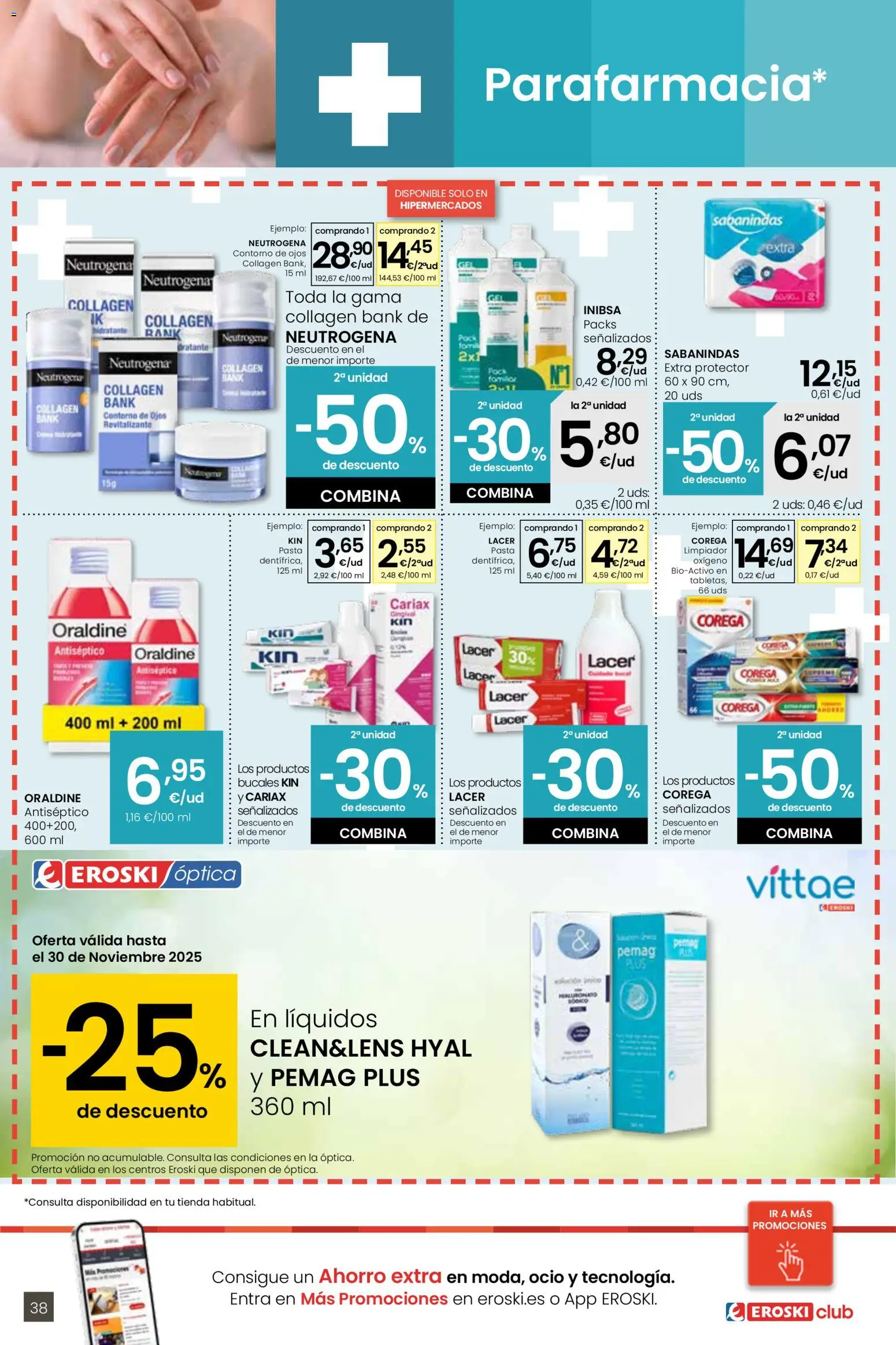 Eroski - 3x2  │ válido desde el 30.10.2025 | Página: 38 | Productos: Pasta