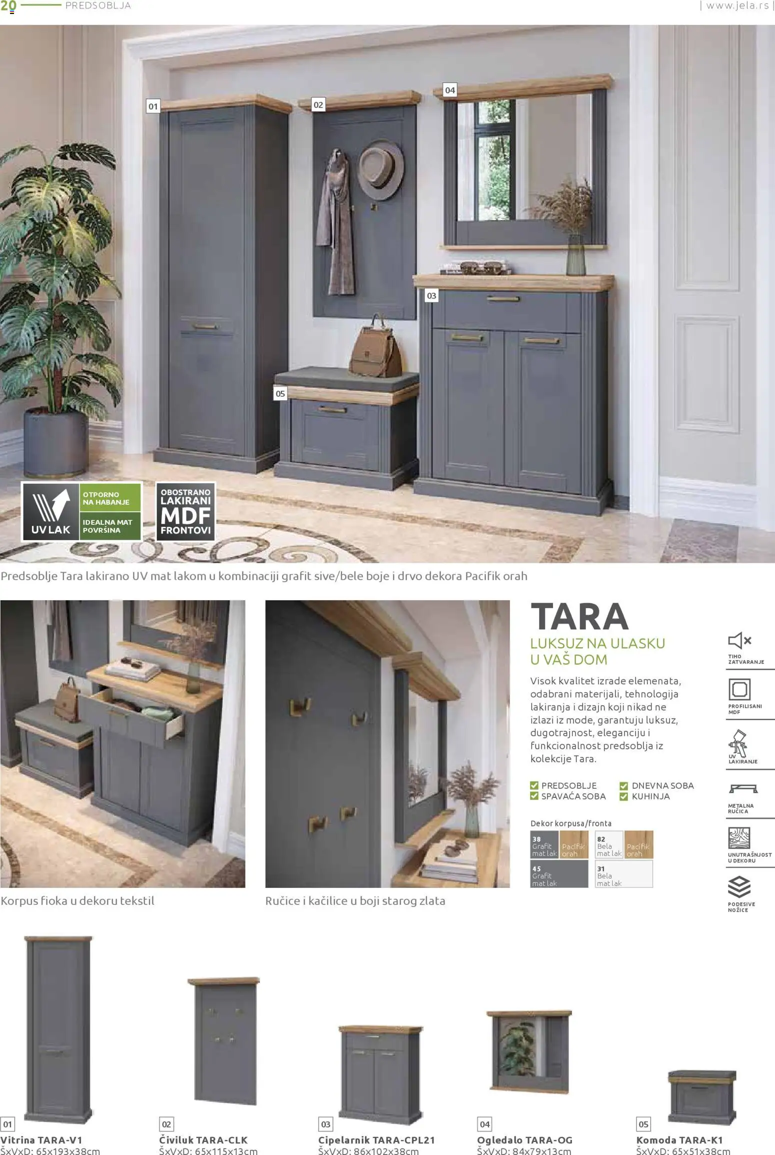 Jela katalog - važi od 15.12.2025 | Strana: 20 | Proizvode: Komoda, Ogledalo, Orah, Civiluk
