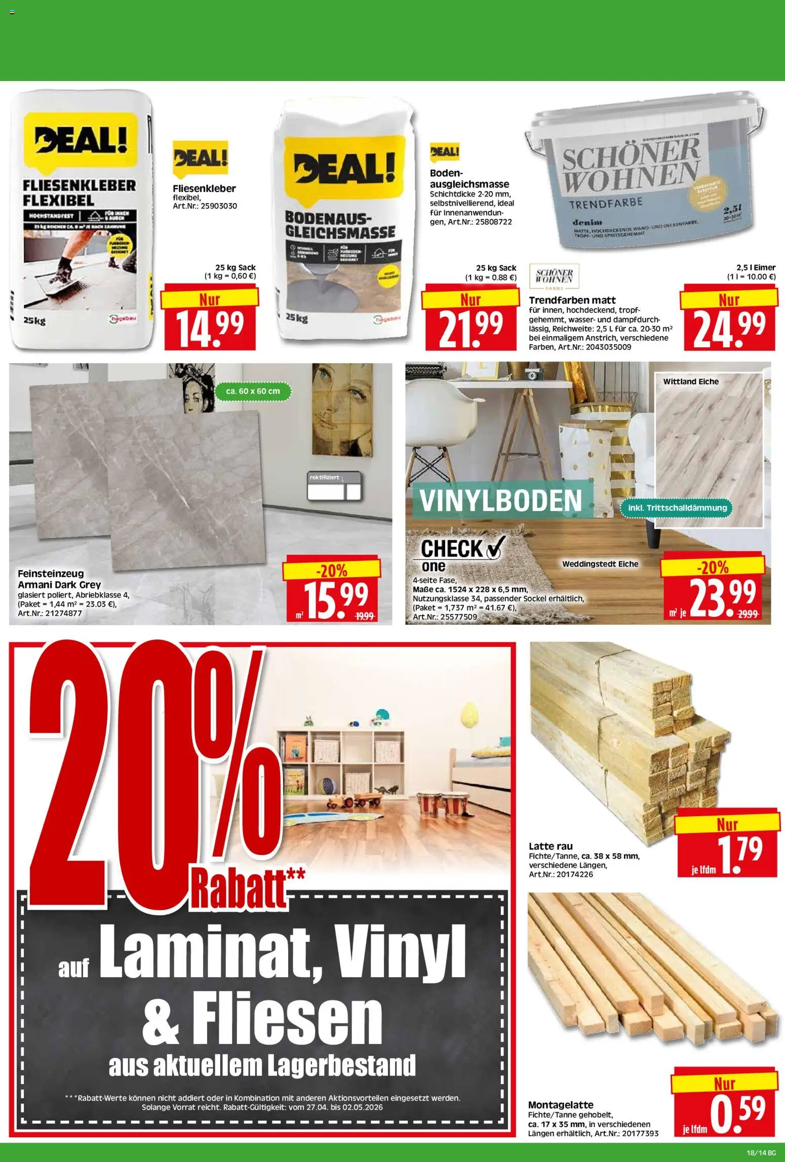 HERKULES Bau & Garten – gültig ab 27.04.2026 | Seite: 14 | Produkte: Wasser