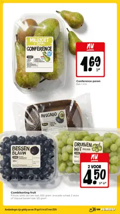 Jumbo folder week 18 - Voorbeeld van een folder van Jumbo, geldig van 29.04.2026 | Pagina: 4 | Producten: Elektromos húsdaráló, Schaal, Koelkast, Druiven