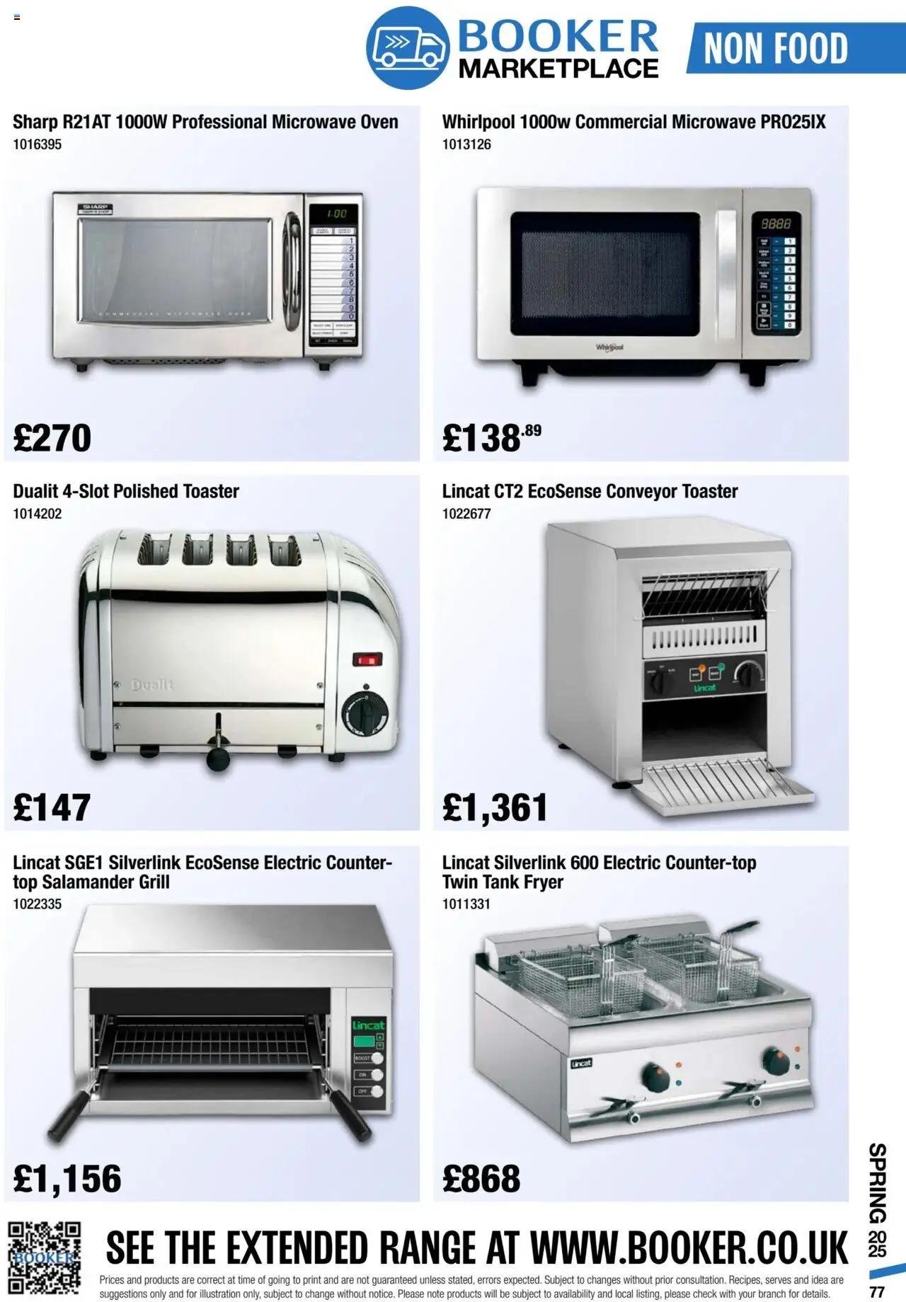  | Page: 77 | Products: Microwave, Microwave oven, Grill, Toaster