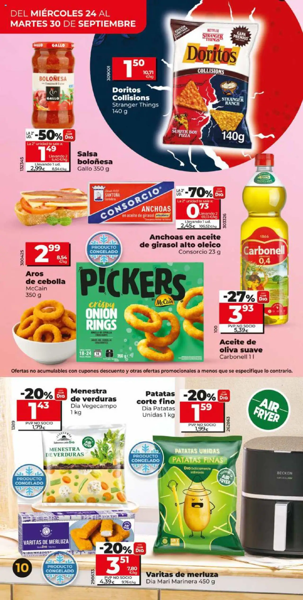 Dia - folleto Market │ válido desde el 24.09.2025 | Página: 10 | Productos: Aceite, Pizza, Aceite de oliva, Παγωμένο τσάι