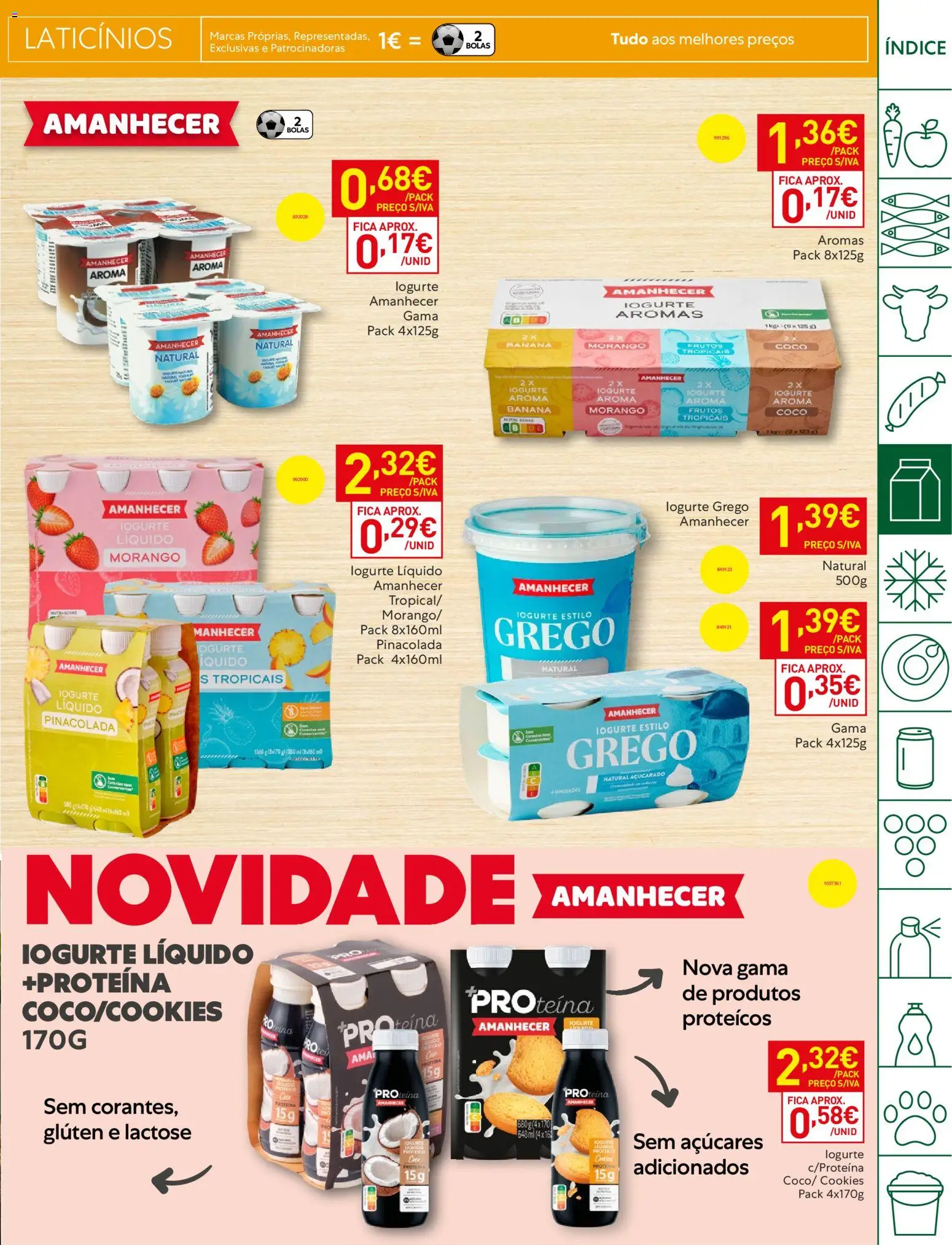 Recheio folheto │ válido de 28.04.2026 | Página: 15 | Produtos: Banana, Iogurte, Iogurte liquido, Proteina