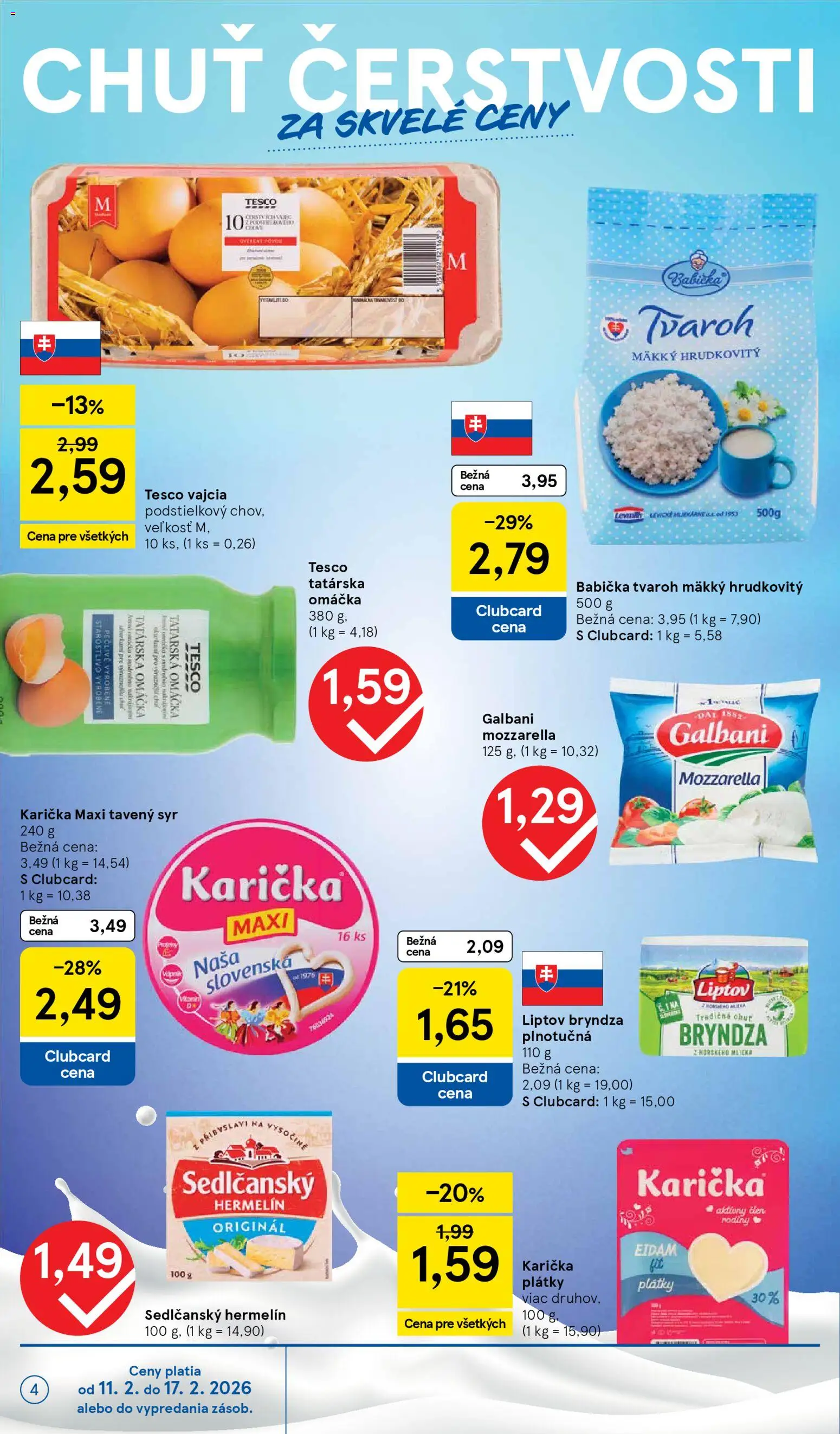 Nové Tesco akcie – leták je platný od 11.02.2026 | Strana: 4