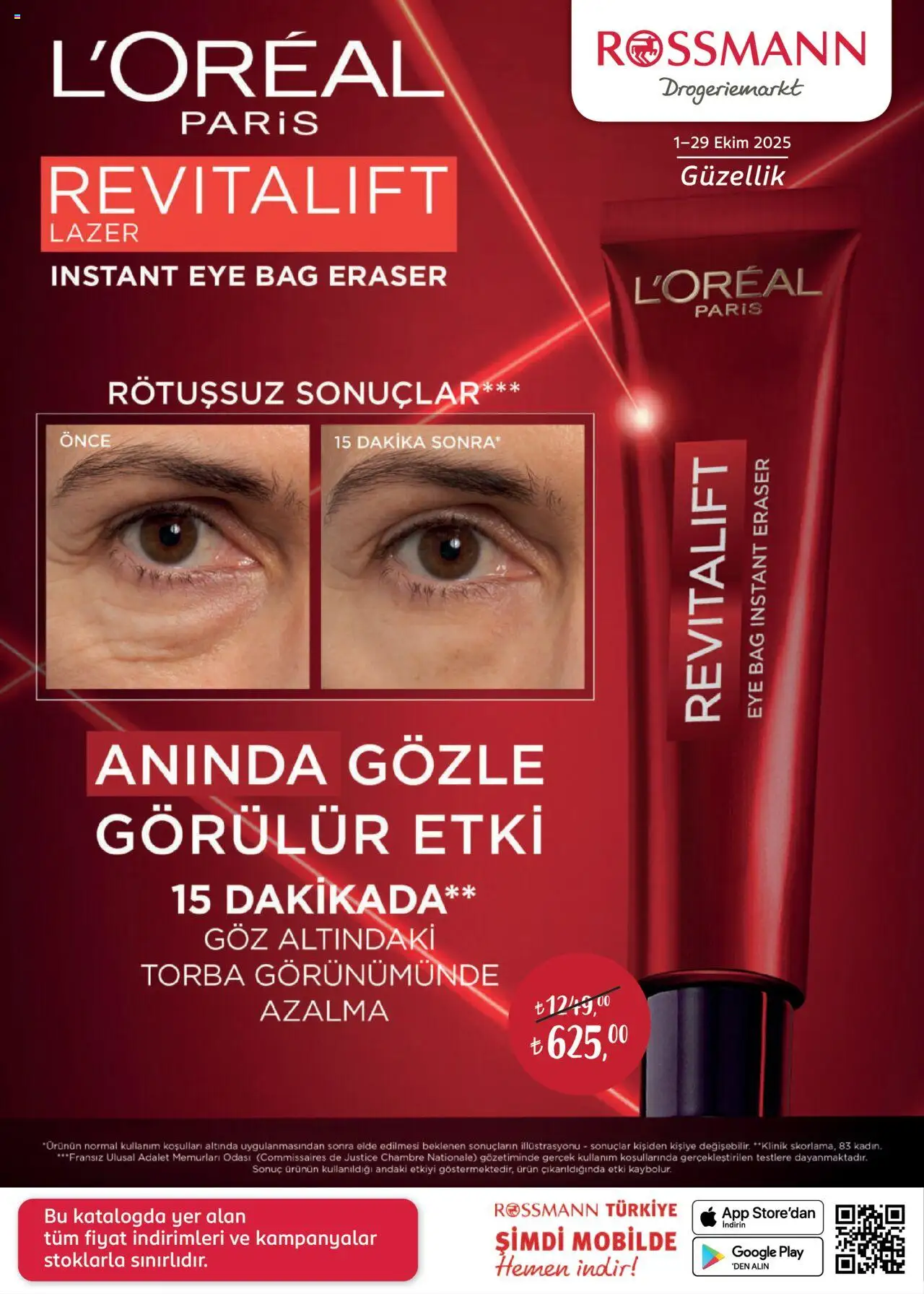 Rossmann İndirim - 01.10.2025 tarihinden itibaren geçerlidir | Sayfa: 1