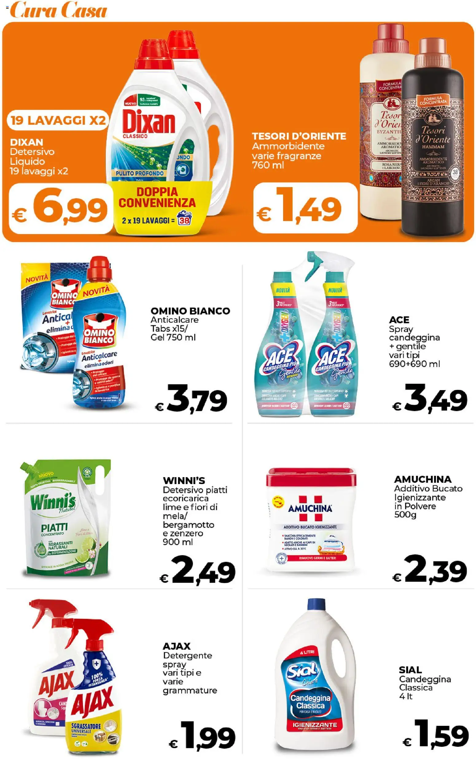 Volantino Ipercoop del 17.01.2026 | Pagina: 45 | Prodotti: Detergente, Acqua, Lime, Lavatrice