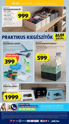 Aldi Akciós újság - amely érvényes a következő dátumtól: 29.01.2026 | Oldal: 42 | Termékek: Szőlő, Óra, Dekoráció