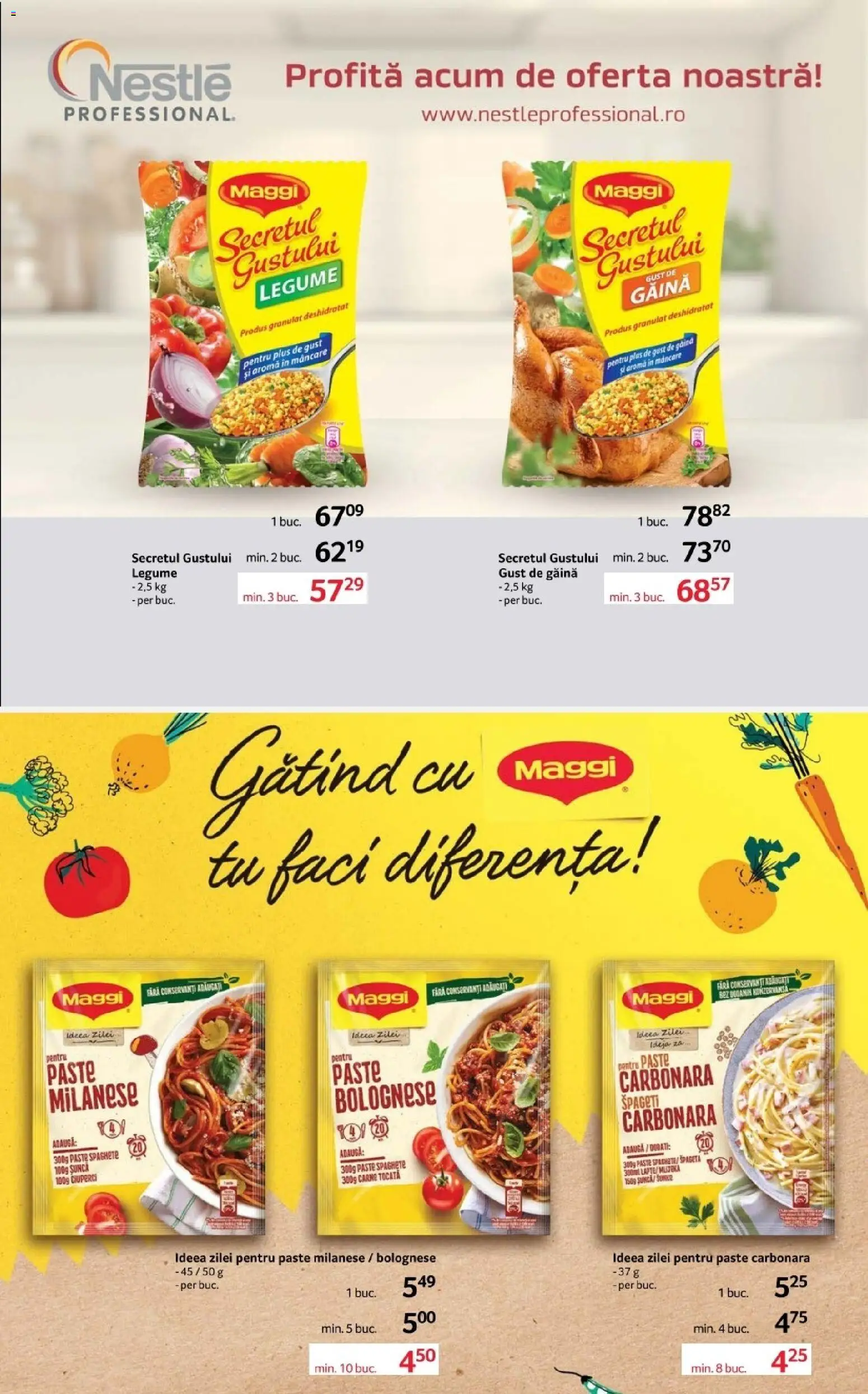 Noul catalog Selgros – valabil de la 03.04.2026 | Pagină: 17 | Produse: Ciuperci, Șuncă, Carne tocată, Legume