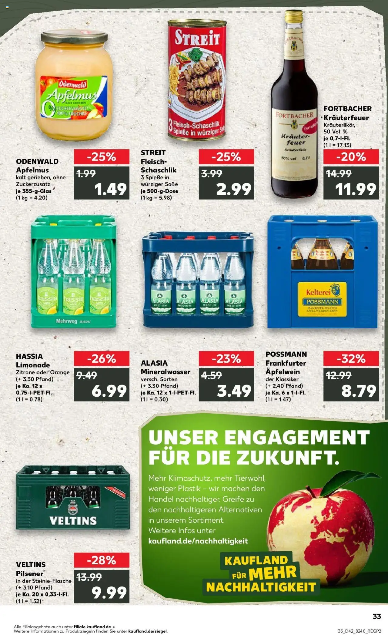 Kaufland prospekt Biedenkopf	 – gültig ab 19.10.2025 | Seite: 33 | Produkte: Spieße, Apple, Soße, Zitrone