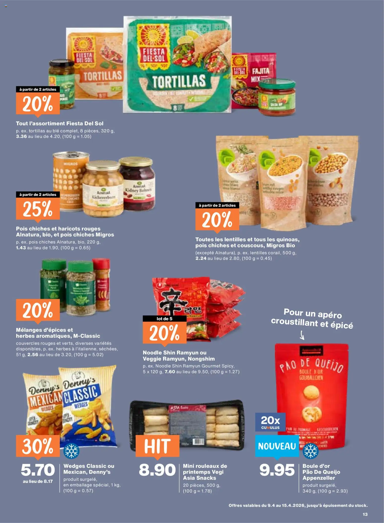 Migros aktionen FR – gültig ab 09.04.2026 | Seite: 13